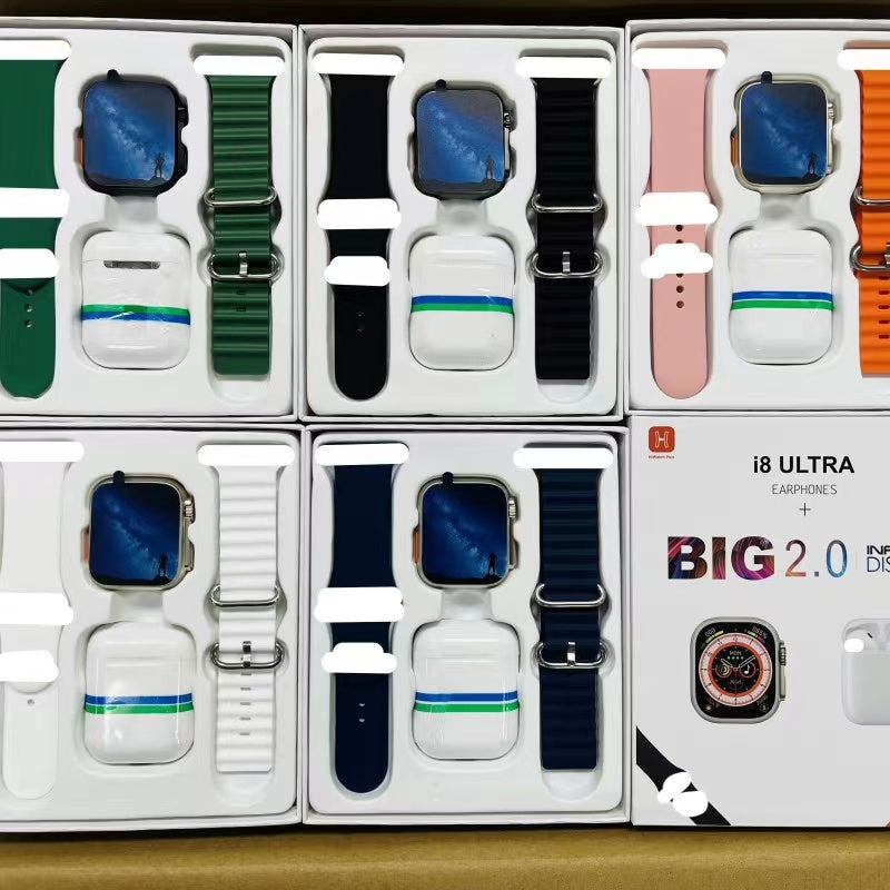 Combo Smart Watch Relogio i8 Ultra y Airpods I12