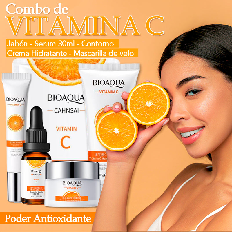 COMBO VITAMINA C + SERUM DE 30 ML- protección de la piel